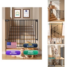 Babelio Extra Wide No Bottom Bar Baby/Dog Gate, 28