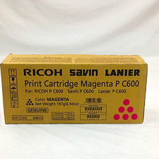 Ricoh Genuine Magenta Laser Toner Cartridge for P C600 408312 Savin Lanier picture