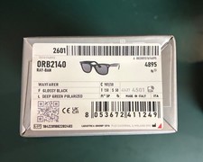Ray-Ban RB2140 901/58 Wayfarer 50mm Black Polarized Sunglasses New in Box picture
