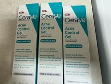 3 Pack CeraVe Acne Control Gel 1.35 oz  2%Salicylic Acid Exp 2027 100% Seller picture