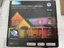 Govee Elite 50ft RGBICW White Permanent Outdoor Lights  New Open Box Christmas picture