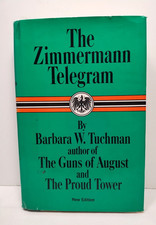 The Zimmerman Telegram by Barbara Tuchman New Edition Hardcover DJ 1966 Vintage picture