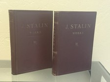 *2 Book Lot* J. Stalin Works: Volumes 10 + 11 Hardcover 1954 picture