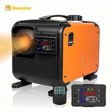 8KW Diesel Air Heater 12V 24V 110-240V WiFi Bluetooth CO Sensor Thermostat Van picture