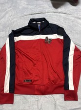 Vintage Abercrombie & Fitch 1892 Colorblock Track Jacket Navy White Red XXL picture