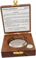 Antique Working Forestry Suppliers Spherical Crown Densiometer Concave Lens picture