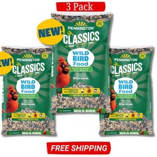 Pennington Classic Wild Bird Feed and Seed Bag 30 lb. Birds Food 3PACK picture