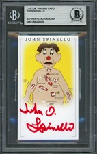 John Spinello SIGNED Creator Operation Game PCB Card Auto Beckett BAS Rare picture