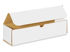 Pack of 100 White Indestructo Mailers 12 X 3 1/2 X 3
