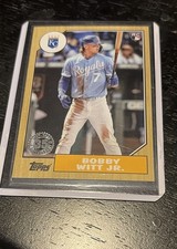2022 Topps Update Series - 1987 Topps Baseball Bobby Witt Jr. #87TBU-7 (RC) picture