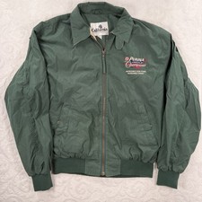 Vintage Purina Chosen by Champions Bomber Jacket California Outerwear Green Size picture