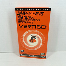 Vertigo VHS 1997 Widescreen THX Alfred Hitchcock James Stewart Kim Novak Tested picture