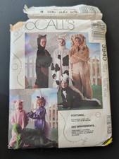 McCall's 3940 children’s Unisex Costume Sewing Pattern XS Vintage 1980s picture