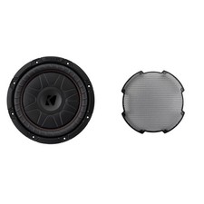 Kicker 52CVT104 10-Inch Thin Sub, SVC, 4-ohm & 52GR10 Grill Bundle picture