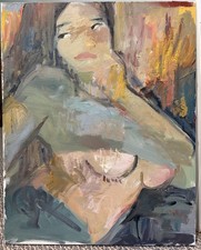 Portrait Oil Painting Gothic Cubism Boudoir 16