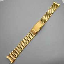 watch bracelet/watchband suitable for Vintage Omega watch 19mm gold tone picture