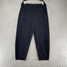 Ruti Wideish Pants Womens 16 Black Tapered Ankle Stretch Travel Work picture
