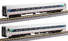 KATO 1066295 N SCALE Amtrak Amfleet II Phase VII Paint Coach 2 Car Set 106-6295 picture