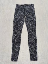 Lululemon Women’s Speed Up Floral Leggings Elastic Waist Nylon Sz 4 picture