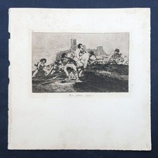 Antique Print 1921 Francis Goya Hugo Kehrer War Disasters Retreat picture
