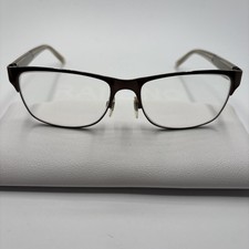 Burberry B 1289 1212 Bronze Gold Clear Eyeglasses Frames 55-16-140mm #D196 picture