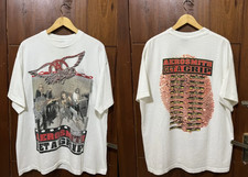 Rare 1993 Aerosmith Tour Tee Single Stitch Vintage 90s Rock Concert Merch USA picture