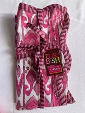 Furbish Hand BlockPrinted Napkins Set 4 Boho Whimsical 18” X 18” Eco Friendly  picture
