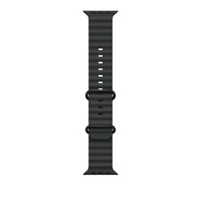 NEW Genuine Apple Watch Band - Ocean Band (49mm) - Black with Black Finish picture