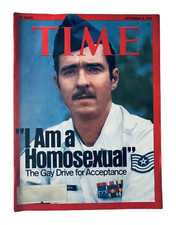 Time Magazine September 8, 1975 Magazine Leonard Matlovich Cover Story picture