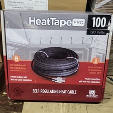 HeatTapePro Self-Regulating Heat Cable 100ft 120V Freeze Protection New box open picture