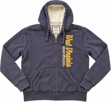 Colosseum Athletics West Virginia Mountaineers WVU Full Zip Sweater Hoodie XL picture