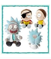 New Rick And Morty Plush Doll Anime Game Rick Sanchez Morty Smith Stuffed Soft picture