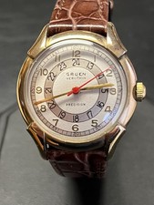Vintage Gruen Pan Am Watch, Restored Dial, Running Well, Looks great picture