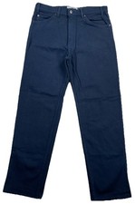 Vintage Levi's Signature 540 Flex Denim Jeans Navy Blue Men's 34x32 NWT picture