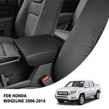 Fits 2006-2014 Honda Ridgeline Console Lid Armrest Vinyl Cover Replacement Black picture
