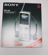 Vintage Sony Watchman FD-3A New in Box, never used, 2 