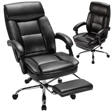 DUMOS EXECUTIVE OFFICE CHAIR, SWIVEL RECLINING COMPUTER DESK - - Scratch & Dent picture