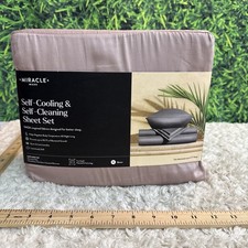 Miracle Made Sheet Set- Luxe Self-Cooling Self-Cleaning  -Rosewood - Queen- NWT picture