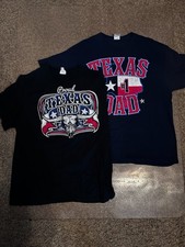 Lot Of 2 Texas Dad Graphic Y2K Vintage T Shirts picture