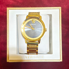 Versace V-Helix Quartz Black Dial VE9G00524 With Papers picture
