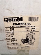 Rotom FB-RFB185 Draft Inducer Blower 115V for Goodman picture