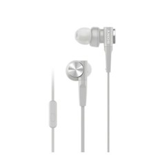 SONY MDR-XB55AP Bass Booster In-Ear Headphones With Mic - Grayish White Color picture