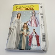 McCalls Princess Costume Sewing Pattern 5731 Misses Size S M L XL UNCUT picture