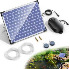 15W Large Solar Pond Aerator, Solar Aerator for Ponds with 4400 Mah Battery Back picture