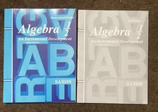 saxon algebra 1/2 (3rd edition) Answer Key & Test forms (brand New)no Textbook picture