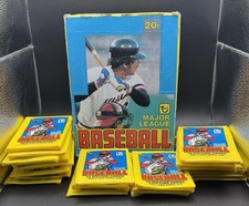 1979 Topps Baseball Empty Display Box + 32 Empty Wax Packs picture