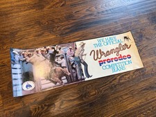 1970's Wrangler PRCA EXTREMELY RARE Pro Rodeo Competition Jeans Poster Banner picture