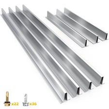 16FT Garage Door Reinforcement Strut Kit, Heavy‑Duty 16FT, ‎Silver picture