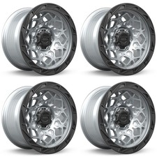 Set of 4 18in Silver Alloy Wheel Rims for 2005+ GMC 18x9 6x139.7 ET10 CB106.1 picture