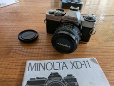 Minolta XD-11 35mm SLR Film Camera + 50mm F1.4 Rokkor-X TESTED picture